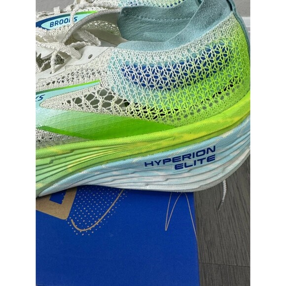 Brooks Hyperion Elite 4 PB Women’s 9.5 Mens 8 Road Running Shoes MSRP $249 White main image 6